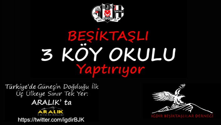 Iğdır'da Beşiktaş Okulları Projesi